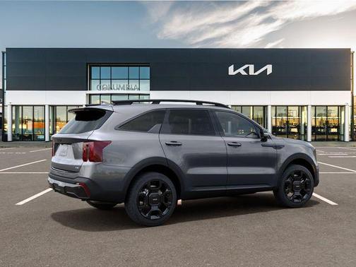 Steel Gray 2026 Kia Sorento Hybrid SX Prestige
