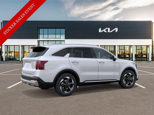 Snow White Pearl 2026 Kia Sorento Hybrid EX