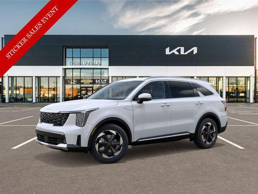 Snow White Pearl 2026 Kia Sorento Hybrid EX