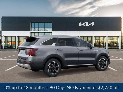 Steel Gray 2026 Kia Sorento Hybrid EX