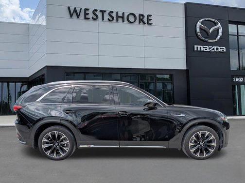 Jet Black Mica 2025 Mazda CX-90 PHEV Premium Plus