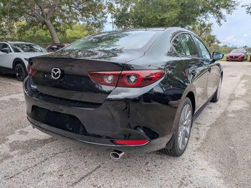 Jet Black Mica 2026 Mazda Mazda3 FWD w/Preferred Package