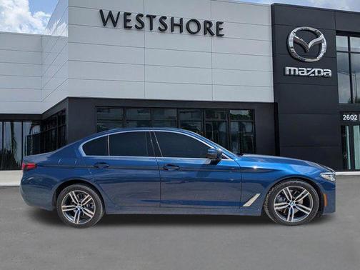 Phytonic Blue Metallic 2021 BMW 530 xDrive