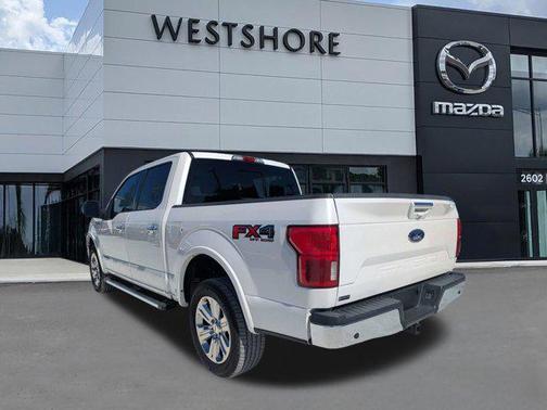 White Platinum Metallic Tri-Coat 2018 Ford F-150 Lariat