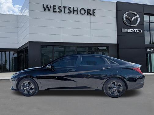 Phantom Black 2022 Hyundai ELANTRA HEV Blue