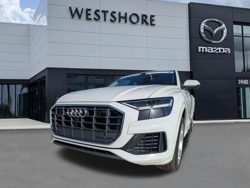Carrara White 2022 Audi Q8 55 Premium Plus