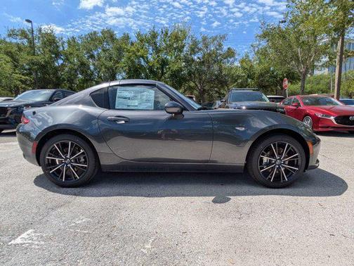 Machine Gray Metallic 2026 Mazda MX-5 Miata RF Grand Touring