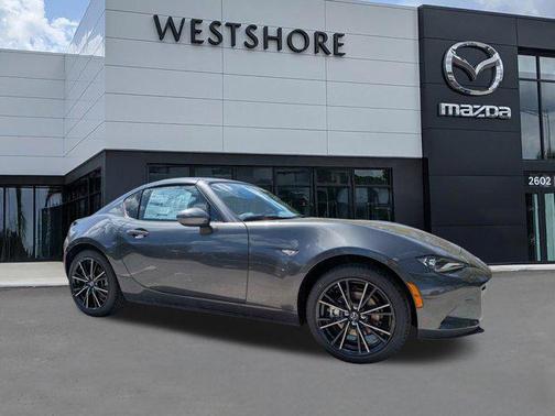 Machine Gray Metallic 2026 Mazda MX-5 Miata RF Grand Touring