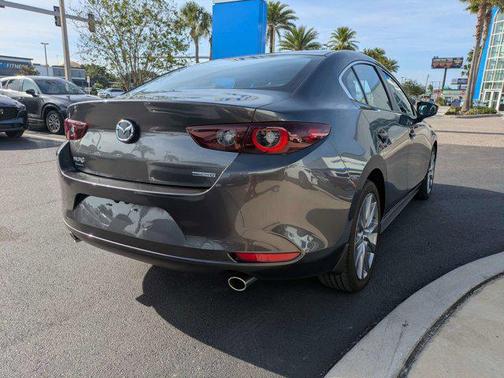 Machine Gray Metallic 2025 Mazda Mazda3 FWD w/Preferred Package