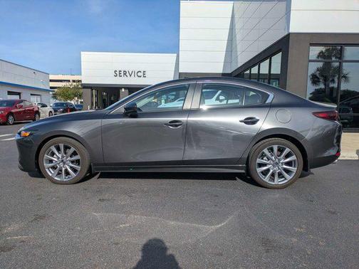 Machine Gray Metallic 2025 Mazda Mazda3 FWD w/Preferred Package