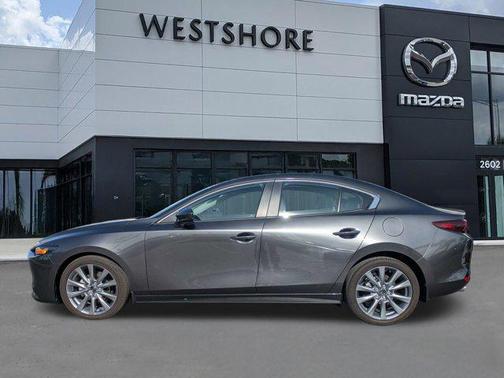 Machine Gray Metallic 2025 Mazda Mazda3 FWD w/Preferred Package