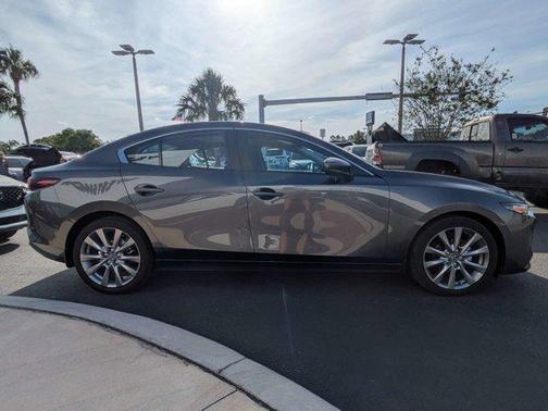Machine Gray Metallic 2025 Mazda Mazda3 FWD w/Preferred Package