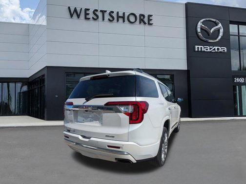 White Frost Tricoat 2023 GMC Acadia Denali