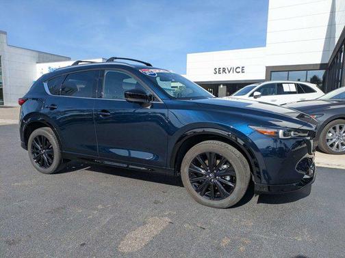 Deep Crystal Blue Mica 2025 Mazda CX-5 2.5 Turbo Premium