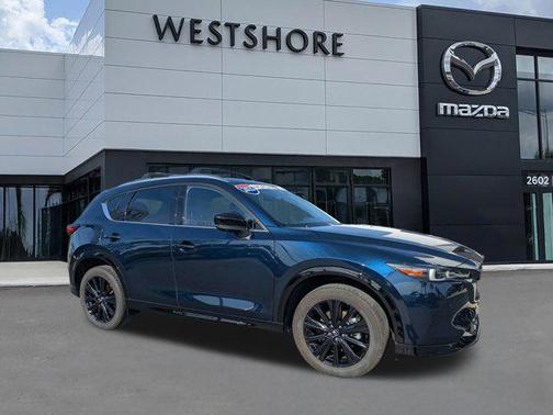 Deep Crystal Blue Mica 2025 Mazda CX-5 2.5 Turbo Premium