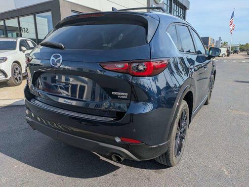 Deep Crystal Blue Mica 2025 Mazda CX-5 2.5 Turbo Premium