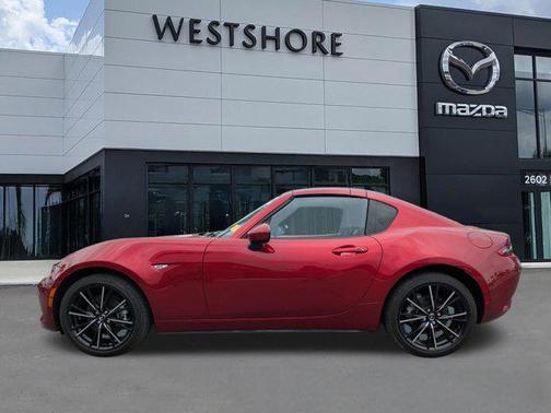 Soul Red Crystal Metallic 2024 Mazda MX-5 Miata RF Grand Touring