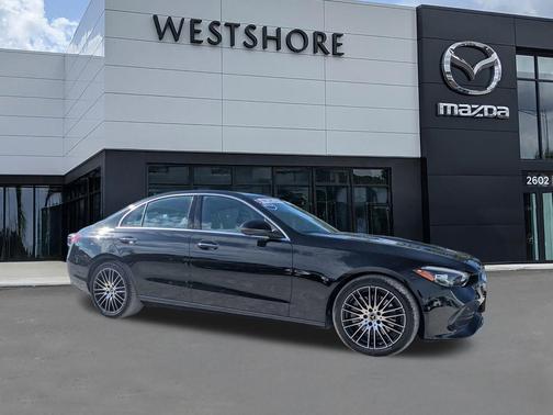 Black 2025 Mercedes-Benz C-Class C 300 4MATIC