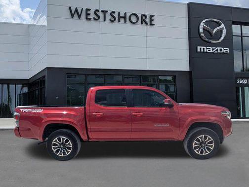Barcelona Red Metallic 2021 Toyota Tacoma TRD Sport