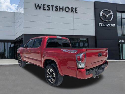Barcelona Red Metallic 2021 Toyota Tacoma TRD Sport