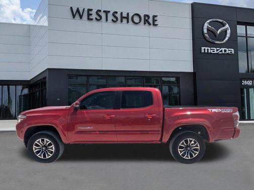 Barcelona Red Metallic 2021 Toyota Tacoma TRD Sport