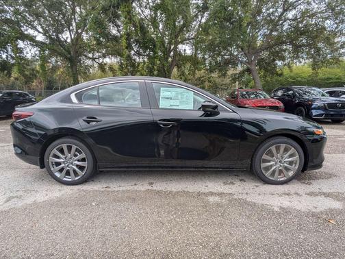 Jet Black Mica 2026 Mazda Mazda3 FWD w/Preferred Package