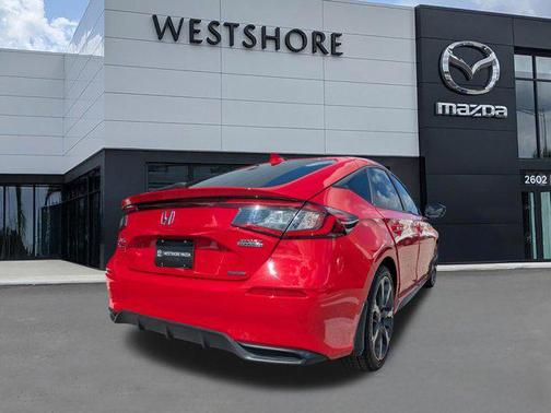 Rallye Red 2025 Honda Civic Hybrid Sport Touring