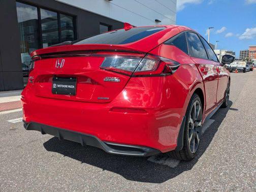 Rallye Red 2025 Honda Civic Hybrid Sport Touring