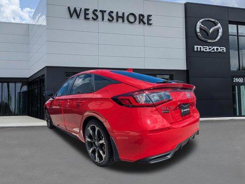 Rallye Red 2025 Honda Civic Hybrid Sport Touring