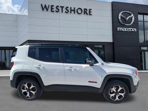 Alpine White Clearcoat 2019 Jeep Renegade Trailhawk