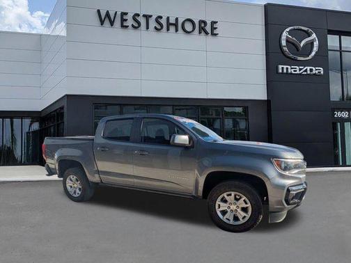 Satin Steel Metallic 2021 Chevrolet Colorado LT