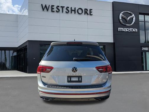 Silver Metallic 2023 Volkswagen Tiguan 2.0T SE R-Line Black