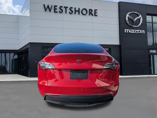 Red Multi-Coat 2023 Tesla Model Y Long Range Dual Motor All-Wheel Drive