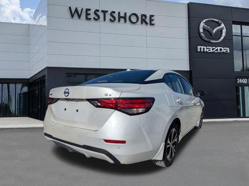 Aspen White Tricoat 2021 Nissan Sentra SV