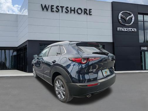 Deep Crystal Blue Mica 2025 Mazda CX-30 2.5 S Premium Package