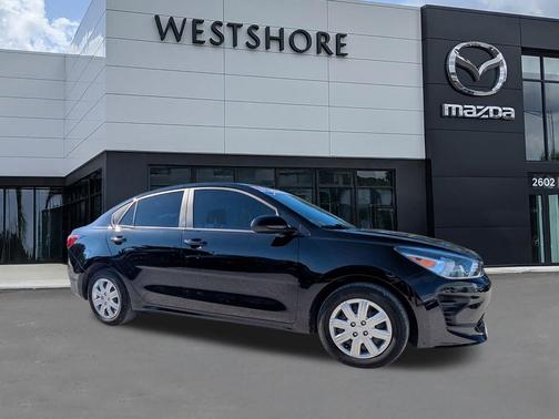 Aurora Black 2022 Kia Rio S