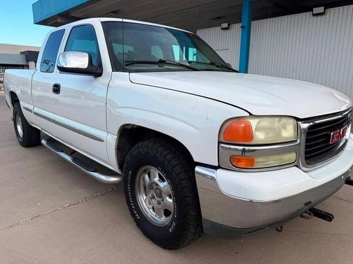 Summit White 2002 GMC Sierra 1500 SLE Extended Cab