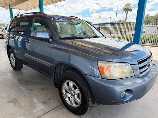 Bluestone Metallic 2007 Toyota Highlander Sport