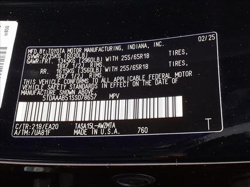 2025 Toyota Grand Highlander XLE