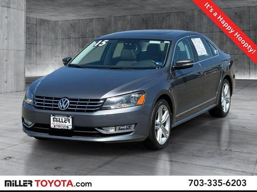 Platinum Gray Metallic 2015 Volkswagen Passat 2.0L TDI DSG SEL Premium