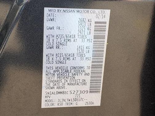 2014 INFINITI QX60 Base