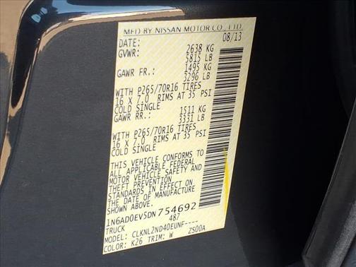 2013 Nissan Frontier SV