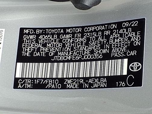 2023 Toyota Corolla Hybrid LE