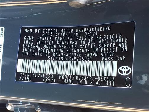 2024 Toyota Corolla SE