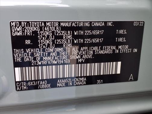 2022 Toyota RAV4 XLE