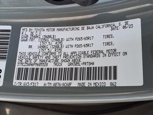 2023 Toyota Tacoma TRD Sport