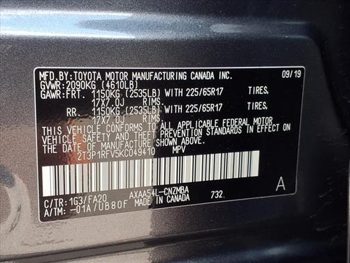 2019 Toyota RAV4 XLE
