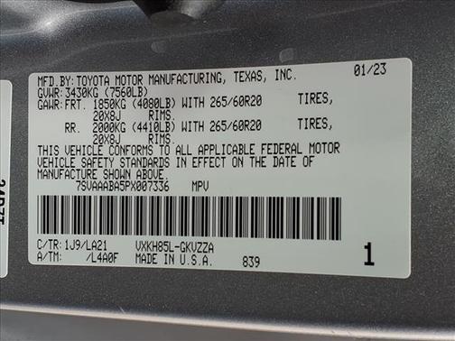 2023 Toyota Sequoia Platinum