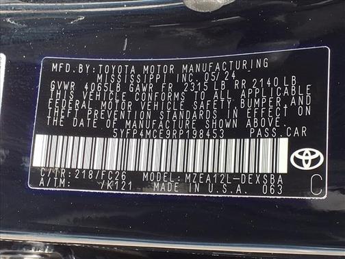 2024 Toyota Corolla SE