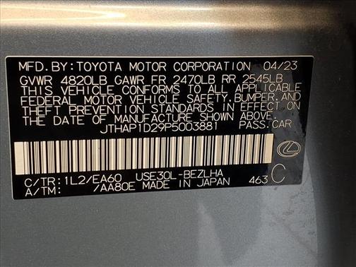 2023 Lexus IS 500 F SPORT Performance Premium